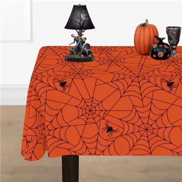 Halloween & Thanksgiving Tablecloth, 2Pack SpillProof Indoor/Outdoor Table Cover - Picture 1 of 7